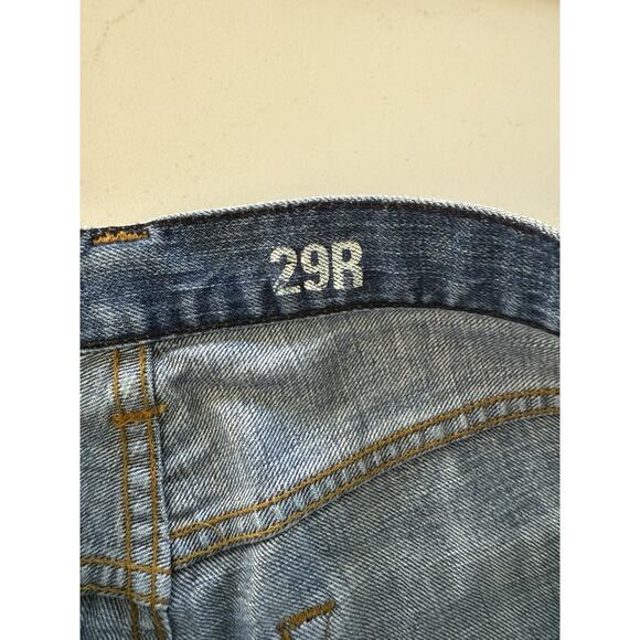 J Crew Jeans Vintage Slim Straight Womens 32 Blue Denim Mid Rise Medium Wash - Picture 9 of 14